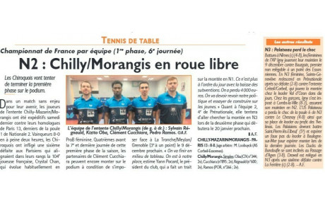 Le Républicain Saison 2023-2024 Journée 6 (Phase 1) 